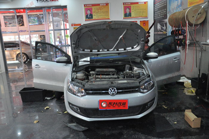 大众Polo小海螺音响改装