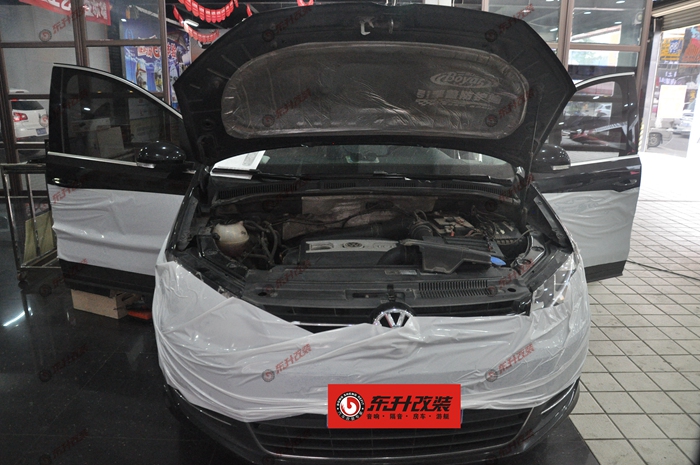 大众夏朗丹拿音响改装