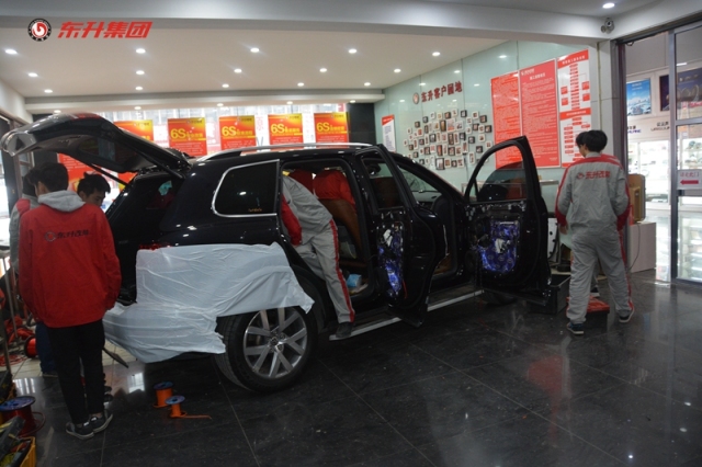 热爱音乐 大众途锐 丹麦丹拿 大能隔音 音响改装