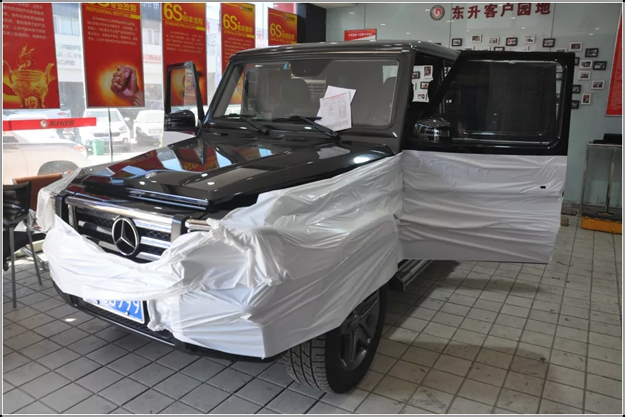 追求静谧极限——奔驰G550升级俄罗斯StP全车隔音